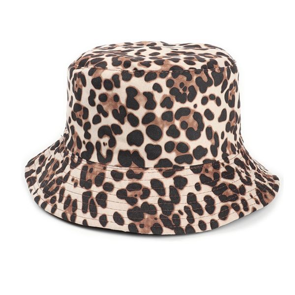 

fashion designers korean caps suede leopard print bucket hat female trend printing reversible fisherman hat autumn and winter outdoor casual, Blue;gray