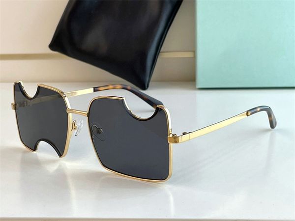 

fashion popular designer 40028 sunglasses for men women metal vintage unique notch sun glasses trend hip hop style anti-ultraviolet protecti, White;black