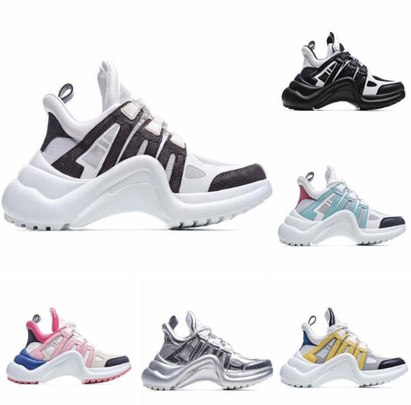 

luxurys archlight sneaker designers womens shoes trainers height increasing mens dad show designer casual shoes, Black