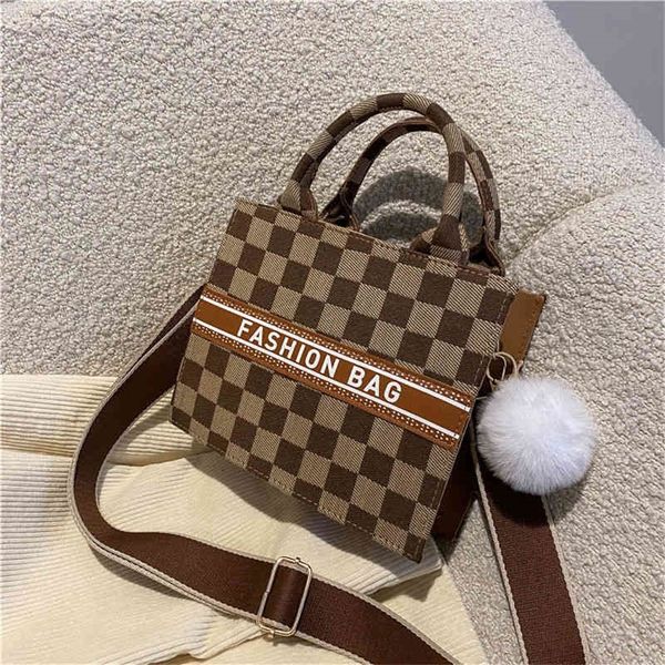 

large capacity women's portable shopping autumn and winter canvas high sense fashion atmosphere tote 80% off purse sales