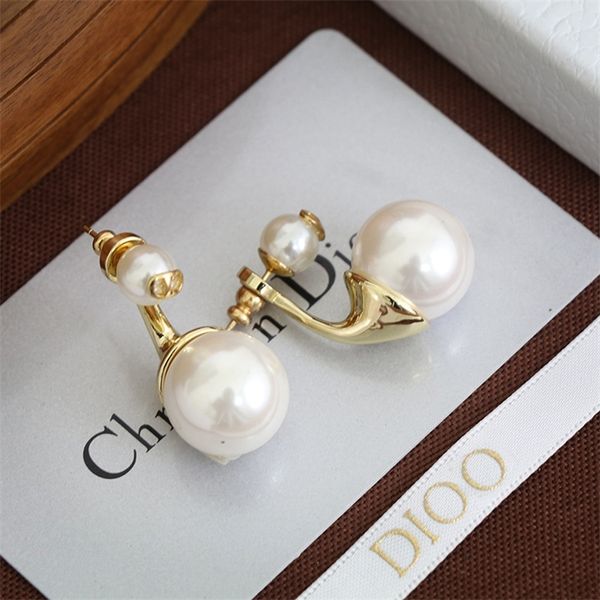 

2022 factory wholesale new pearl earrings for women gvjk, Golden