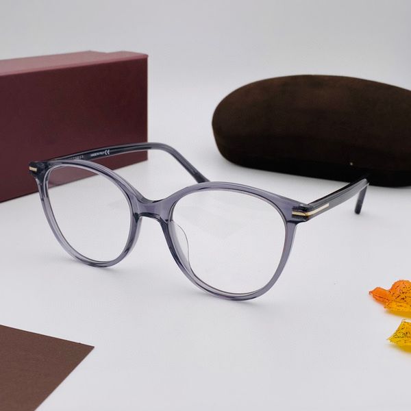 

womens eyeglasses frame clear lens men sun gasses fashion style protects eyes uv400 with case 5742, Silver