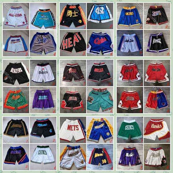 

men westbrook pippen luka doncic harden young irving morant just don basketball shorts size s-xxl, White;black