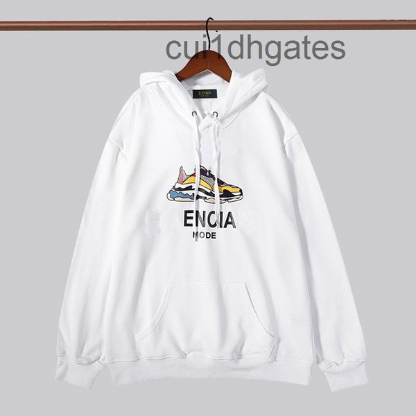 

2022 designer blgc hoodies parisian fashion women's sweater, Black