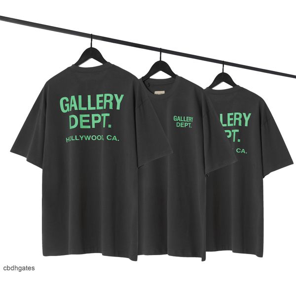 

vintage galleryes t men's shirts mens loose designer dept women's version printed versatile short sleeve t-shirt, White;black