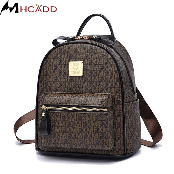 

vintage backpack female pu leather bag women s fashion school for girls quality large leisure shoulder 220817