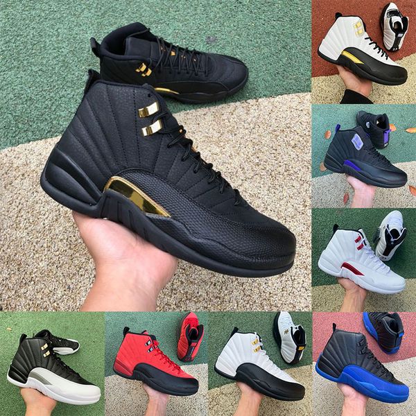 

12 men basketball shoes 12s black taxi twist royalty utility dark concord game royal playoff mens outdoor sports sneakers