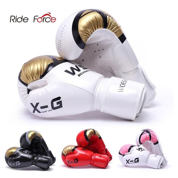 

kick boxing gloves for men women pu karate muay thai guantes de boxeo fight mma sanda training adults kids equipment 220812, Black