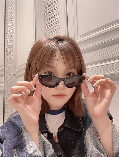 

new designer sunglasses 2022 new d family cat's eye sunglass b3u net red same plate personalized fashion sunglass women's, White;black
