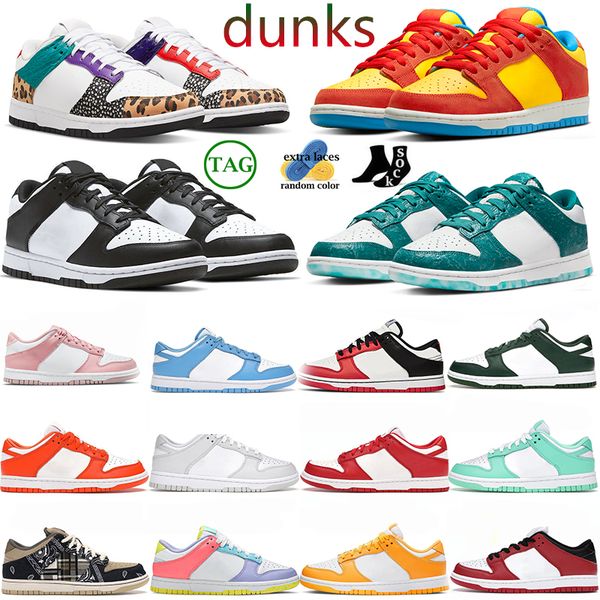 

running shoes sb dunks safari mix panda chunky dunky grey fog syracuse team green university blue pn dust walking jogging sneakers trainers