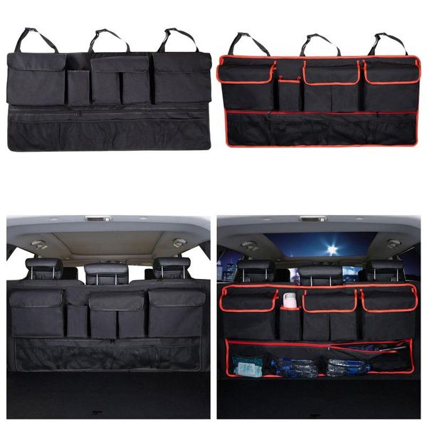 Авторажальный органайзер задний пакет подвесной багажник с сетчатыми мешочками.