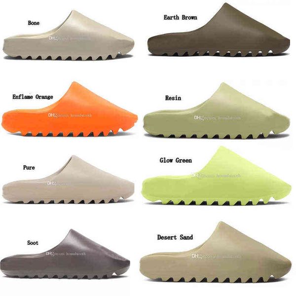 

slides desert sand slippers core brown eame orange onyx resin mens womens flip flop slide adilette 22 sliders foam runner 0wto, Black