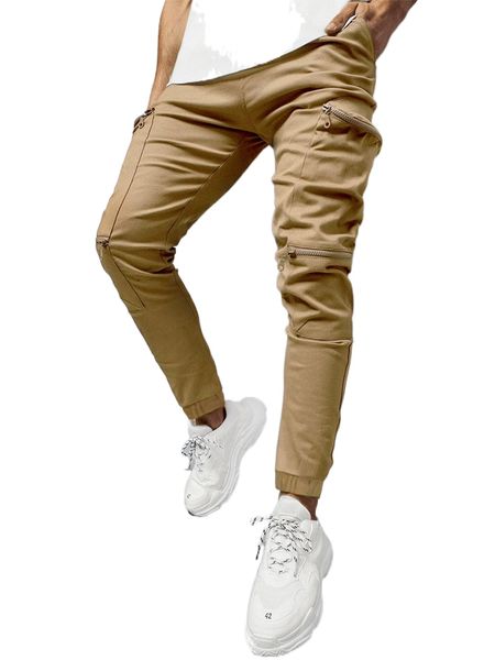 

men zip pocket pants h9sc#, Black