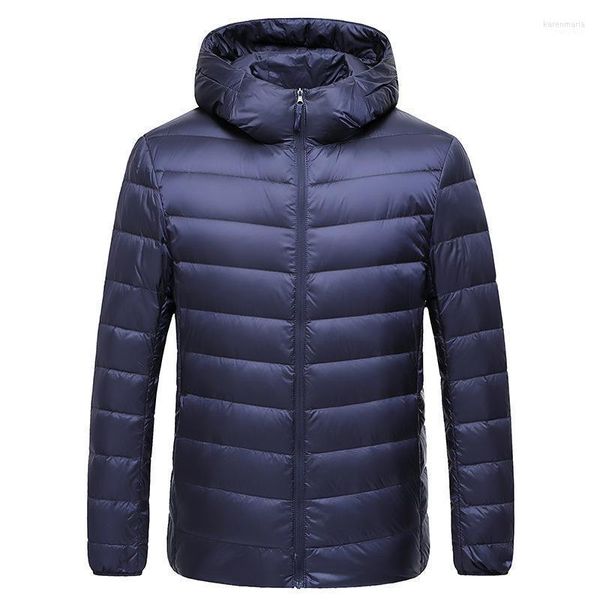 Men's Down Parkas 2022 Ultralight Puffer Jacket 90%белая утка Blauer Kare22