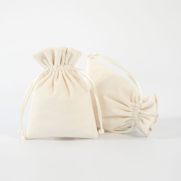

white jewelry pouches 8x10cm 9x12cm 10x15cm 13x17cm 15x20cm party candy sack velvet cotton gift packaging drawstring bags for necklace brace, Pink;blue