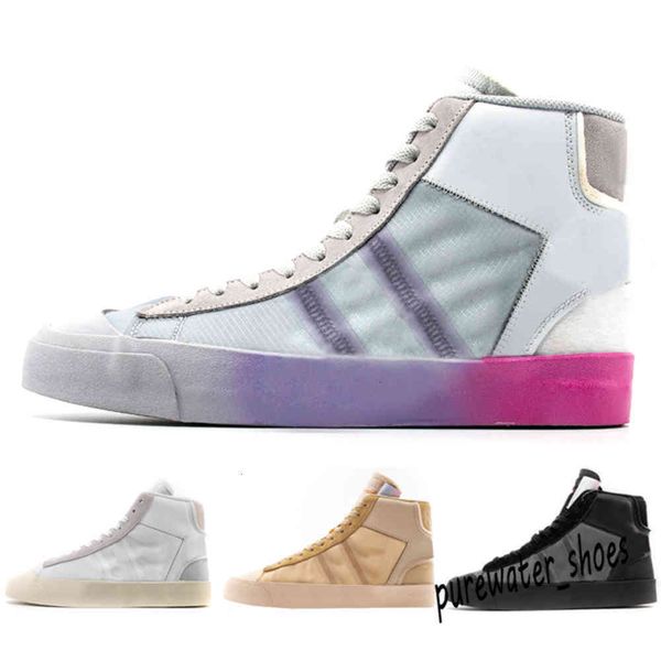 

2021 fashion blazer mid 77 vintage casual shoes for men women black white high help training designer sneakers size 36-44