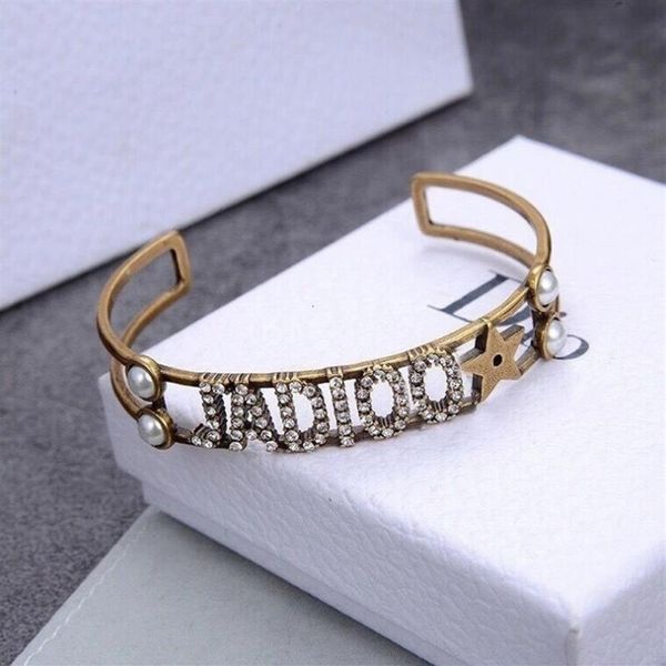 

2021 new designer bracelets bracelets brass material fashion ladies bangle bracelet8 4j65272m, Black