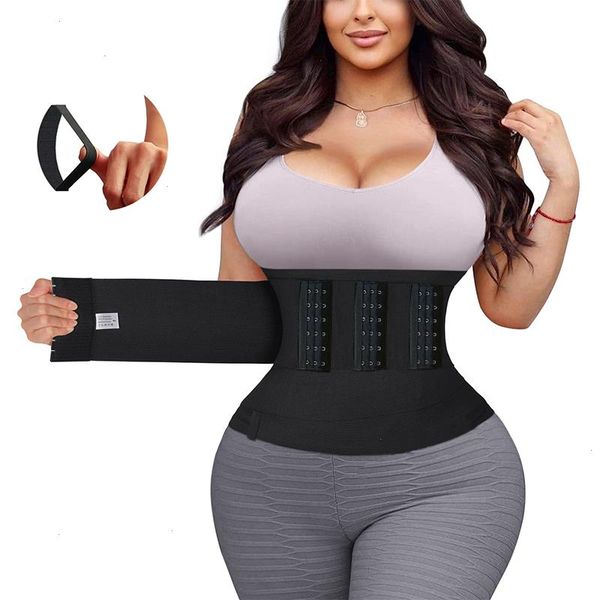

waist trainer body shaper tummy compression belt bandage wrap postpartum reductive girdle modeling strap slimming band snatched, Black;white