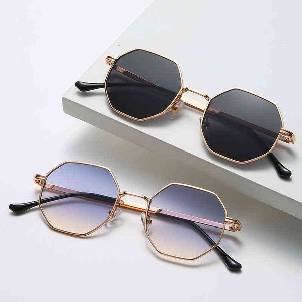 

fashion women's classic metal multilateral men's sunglass polarized fashion design ladies sun glasses, White;black