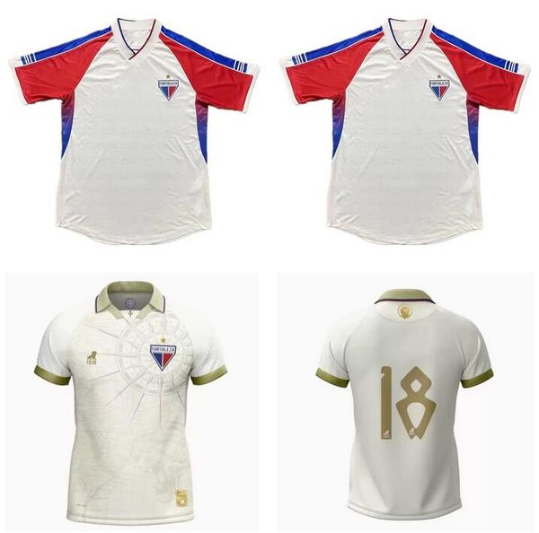 

22 23 fortaleza copa libertadores soccer jersey 2022 2023 #18 camisa masculina la dorada men football shirt, Black;yellow