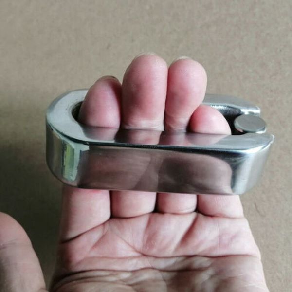 

newly stainless steel heavy scrotum pendant ball stretcher weight testicle ring toys for men male chastity bondage
