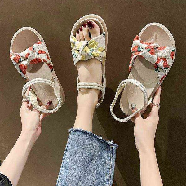 

2022 summer buckle strap increasing height black platform sandals clear heels med female shoe wedge espadrilles medium gir y220601