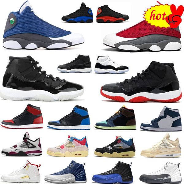 

jumpman men basketball shoes 11 legend blue 12s bred 13 red flint hyper royal 4s black cat 1s dark mocha women sports sneakers shoe