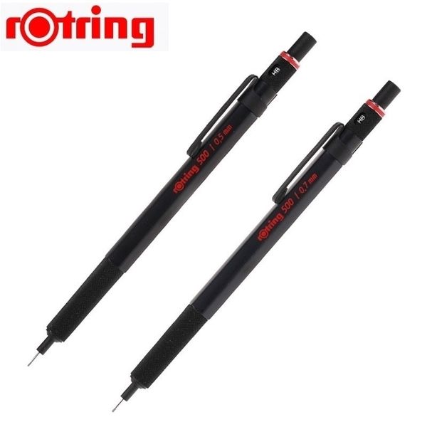 Rotring 500 0,50,7 mm Druckbleistift automatischer Stifthalter aus Kunststoff Rändelgriff aus Metall 1 Stück Y200709