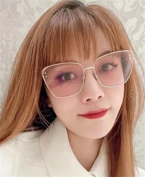 

designer sunglasses 22 new d-house metal sunglass women's online celebriti same fashion personalized cd show small face b2u, White;black