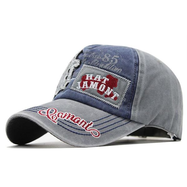 

ball caps cotton baseball cap for men women snapback hat embroidery bone gorras casual casquette hip hop dad hats, Blue;gray