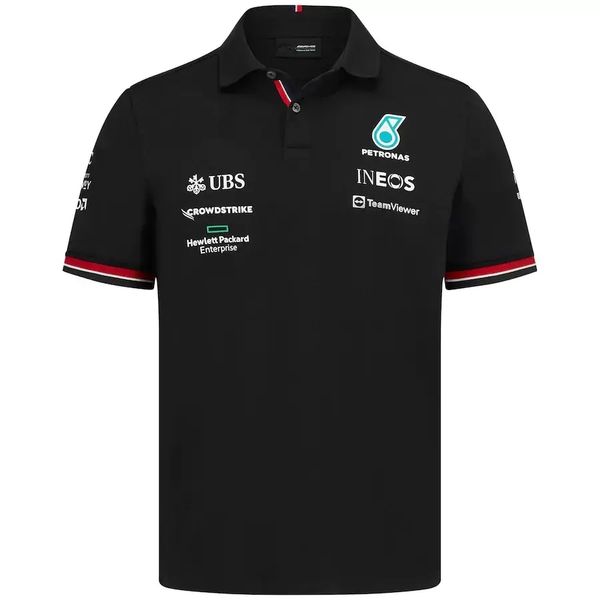

f1 team t-shirt polo jersey 2022 mens size: s-3xl-5xl delivery, Black