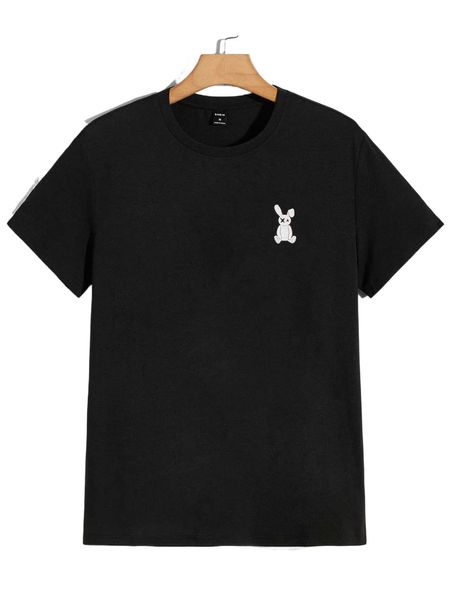 

men rabbit print tee o6wv#, White;black