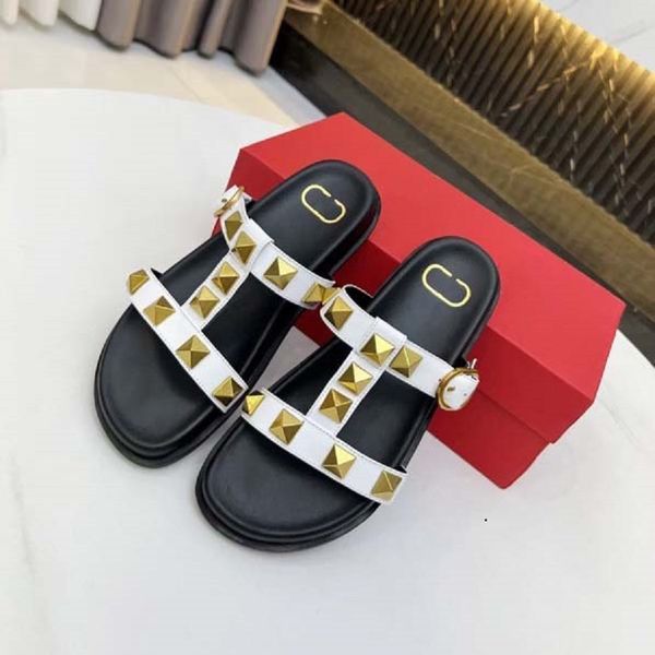 

2022 designer women sandals sandals velcro classic slippers real leather slides platform flats shoes sneakers boots with dustbag by new01 13, Black