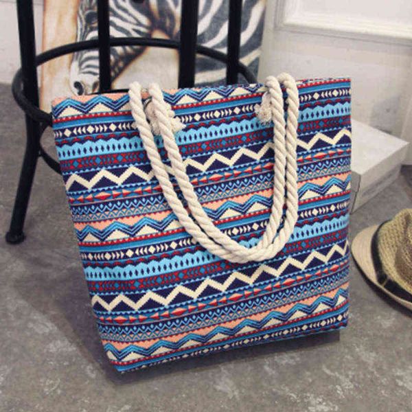 

2021 brand new summer fashion folding women handbag tote ladies casual flower printing canvas graffiti luxury shoulder bag beach g220421