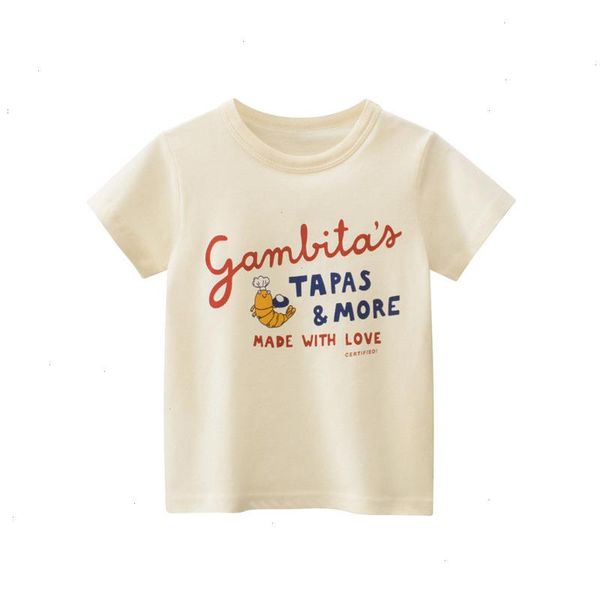 

2-8t cotton kid t-shirt summer toddler baby girls clothes short sleeve infant tee casual loose childrens t shirt outfits, Blue