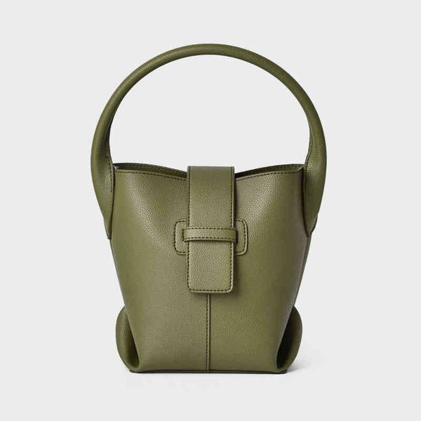 

women's fashion bucket bag large capacity niche design handbag high texture versatile vegetable basket messenger bag 220616