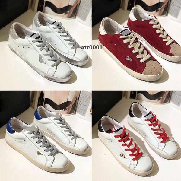 

designer star sneakers italian do-old dirty shoes men women trainers double height bottom shoe vintage sne sneaker''golden'&#, Black