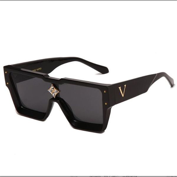 

wholesale designer sunglasses luxury brand sunglasses outdoor shades pc frames fashion classic lady eyeglasses men and women glasses 7 color, White;black