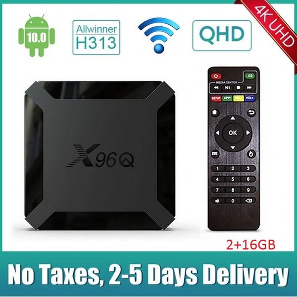 X96Q Android 10.0 Office France Box Code Box CE CE SOIRA