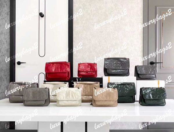 

5a niki bag totes designer handbag women crossbody 28cm 22cm genuine leather fashion cross body purse handbags tote bags wallets designers w