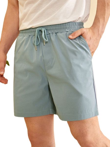 

men drawstring waist shorts d1mn#, White;black