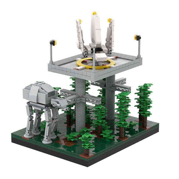 

moc architecture series empire base building blocks set for star of space wars battle at robots construction idea toys for kids t220719
