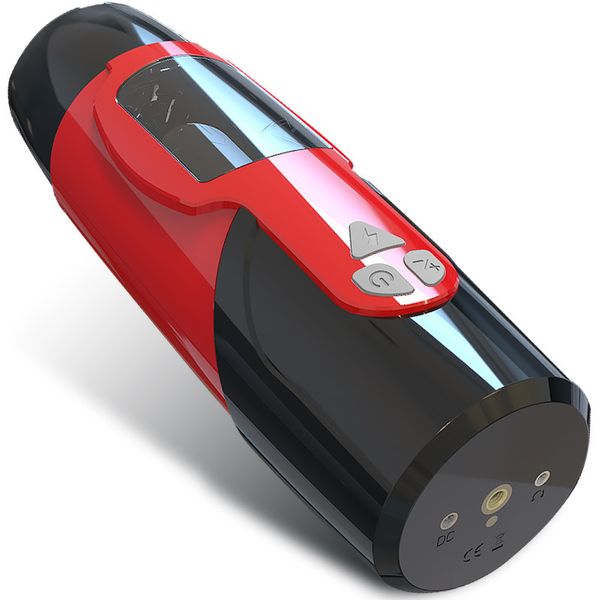 

dark knight electric magnetic automatic telescopic male masturbator cup suction base hands tools for men