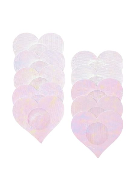 

5pairs heart shaped nipple cover s8ye#, Black;red