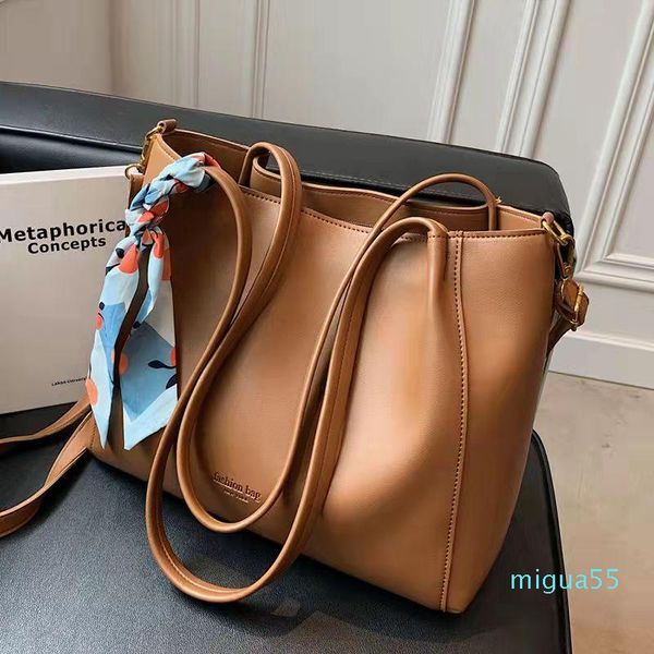 Bolsas de ombro Bolsa de compras Tote Tote Feminino Minimalista Minimalista Portátil Combinente de um ombro portátil para feminino