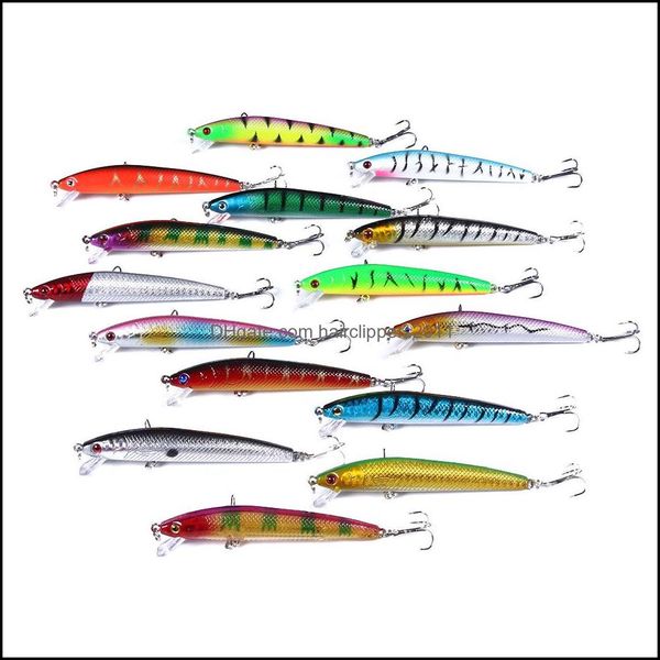 

baits lures fishing sports outdoors 9.5cm 8.5g 6# hooks two new arrival sea fairy minnow carp pike tackle 15 color drop delivery 2021 qcx5