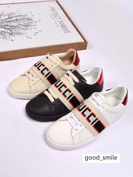 

luxury women letter ribbon genuine leather casual shoes sneakers 35-41 with