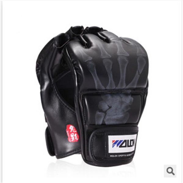 

new grappling mma gloves pu punching bag boxing gloves black white w8861217y