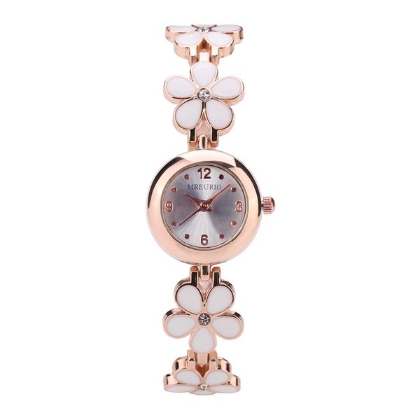 

fashion daisy bracelet watches womens wristwatches for wome jewelry buckle watch m0804, Slivery;brown