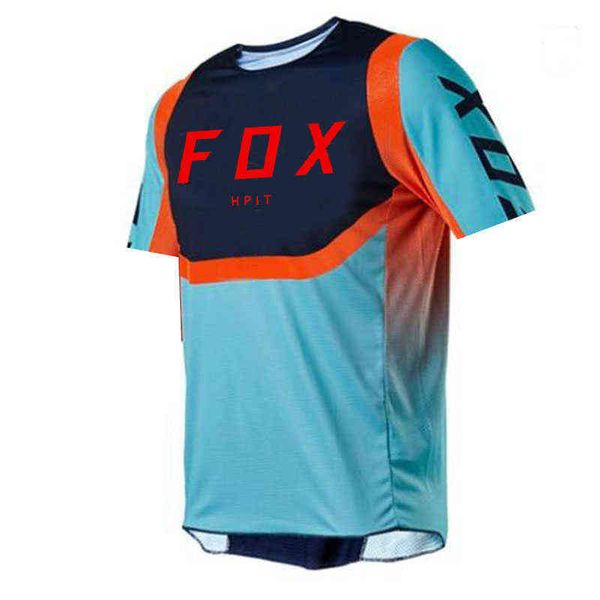 

baru 2021 mtb hpit fox jersey motocross bersepeda off-road dirt bike riding atv mtb dh balap kaus panjang fxr motor, White
